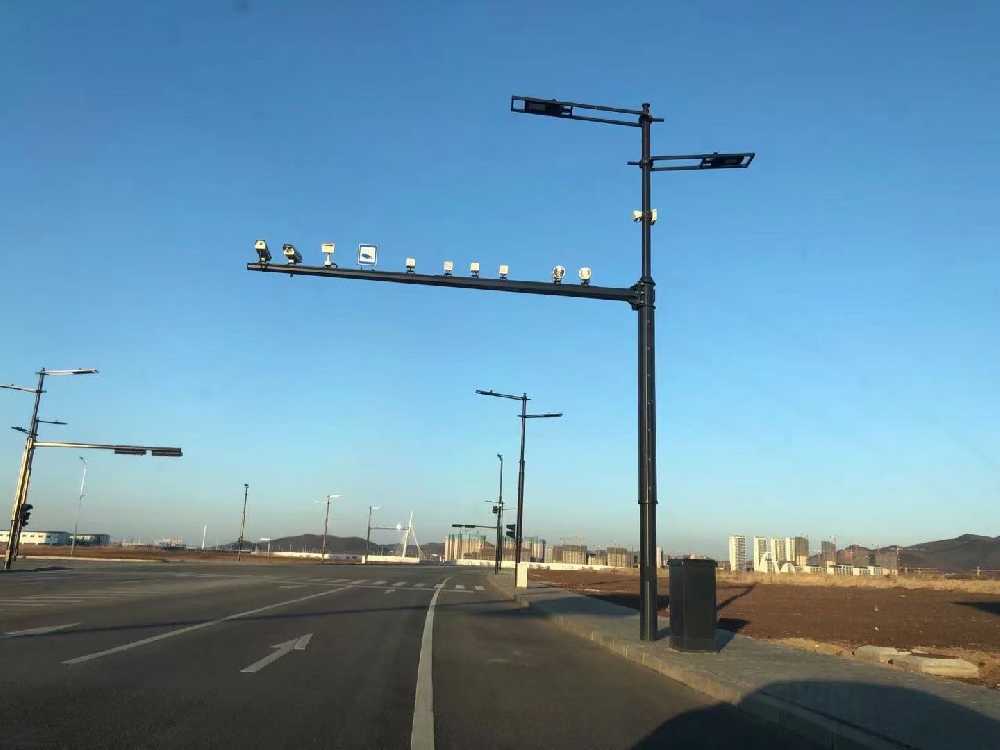 胶州市黑龙江佳木斯综合路灯杆项目